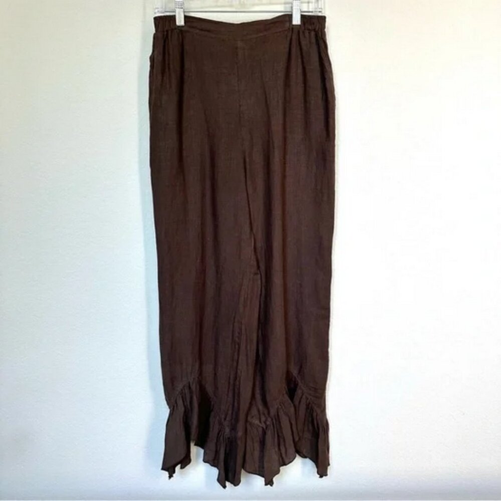 Brown Wide Leg Pants